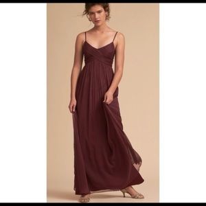 BHLDN Brigitte Dress, Plum, Medium
